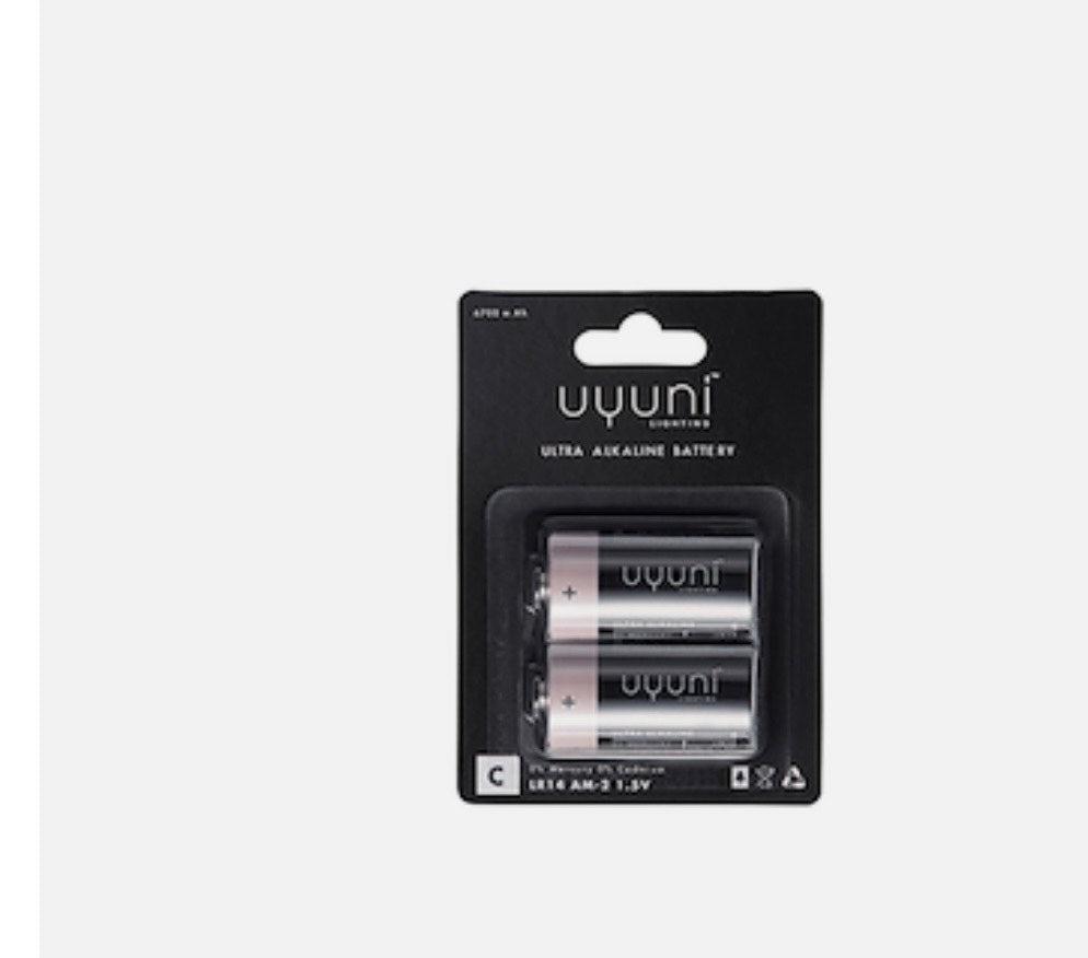 Uyuni LED lys - C batteri - 2 pak