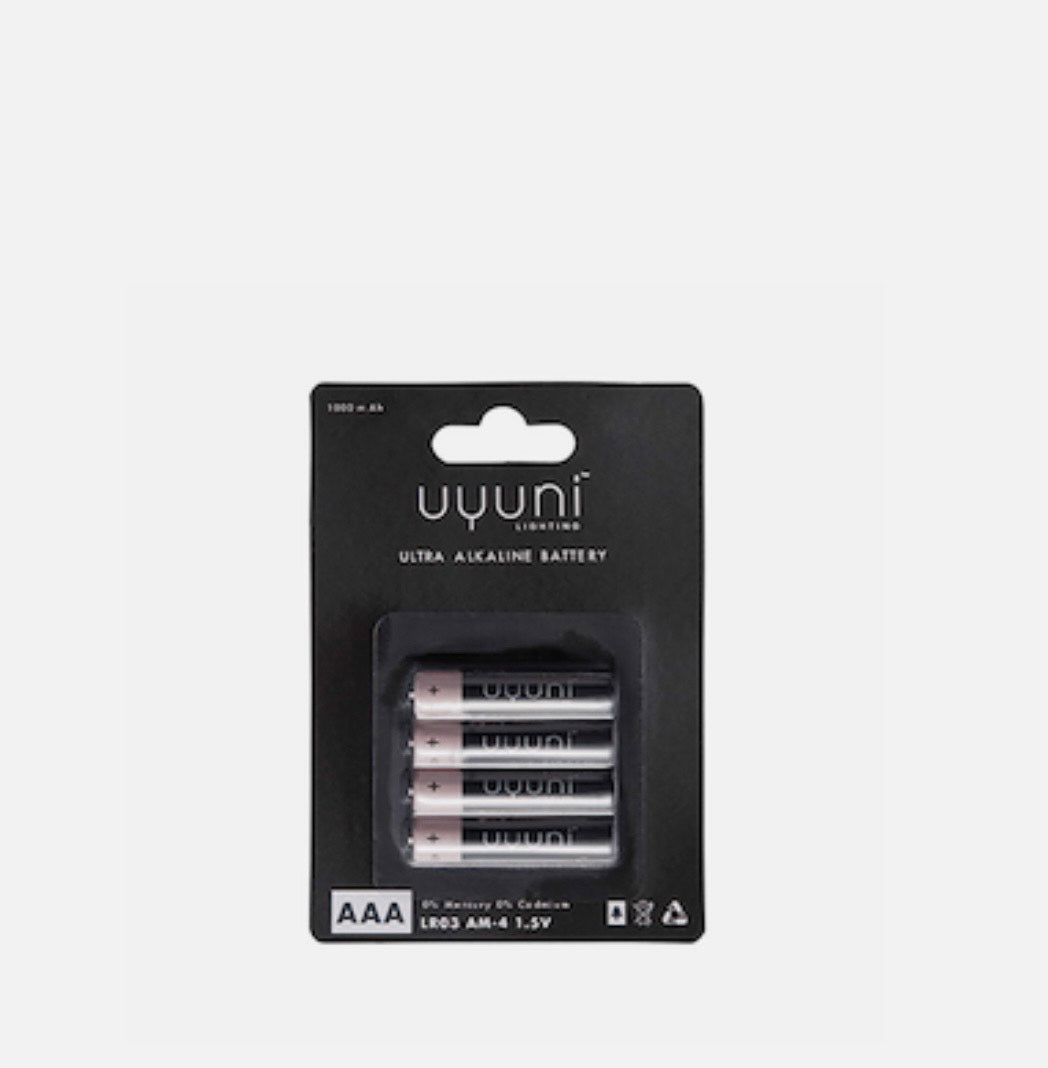 Uyuni LED lys - AAA batterier - 4 pak