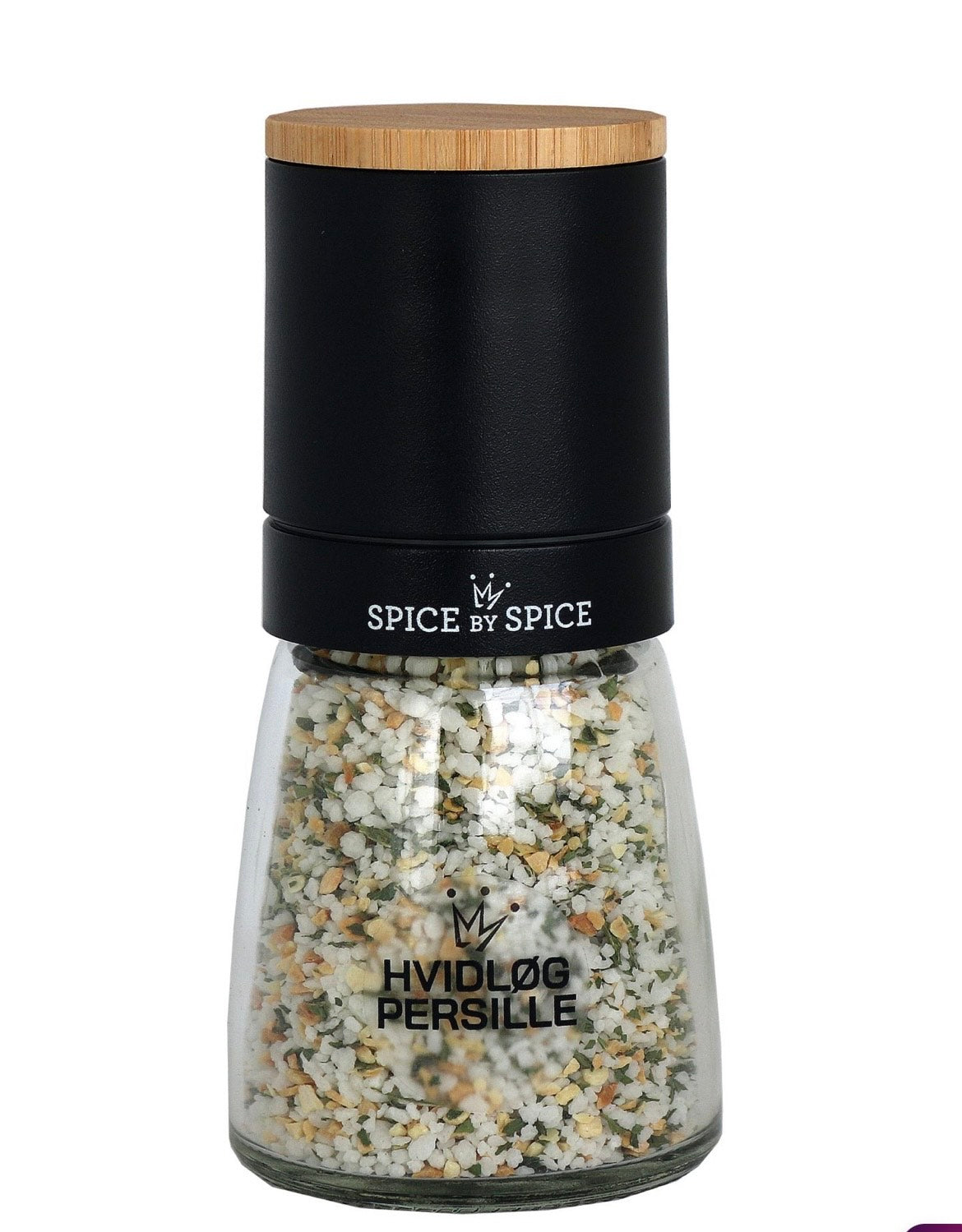 Spice by Spice - Keramisk Kværn | Hvidløg & Persille salt | 150 g