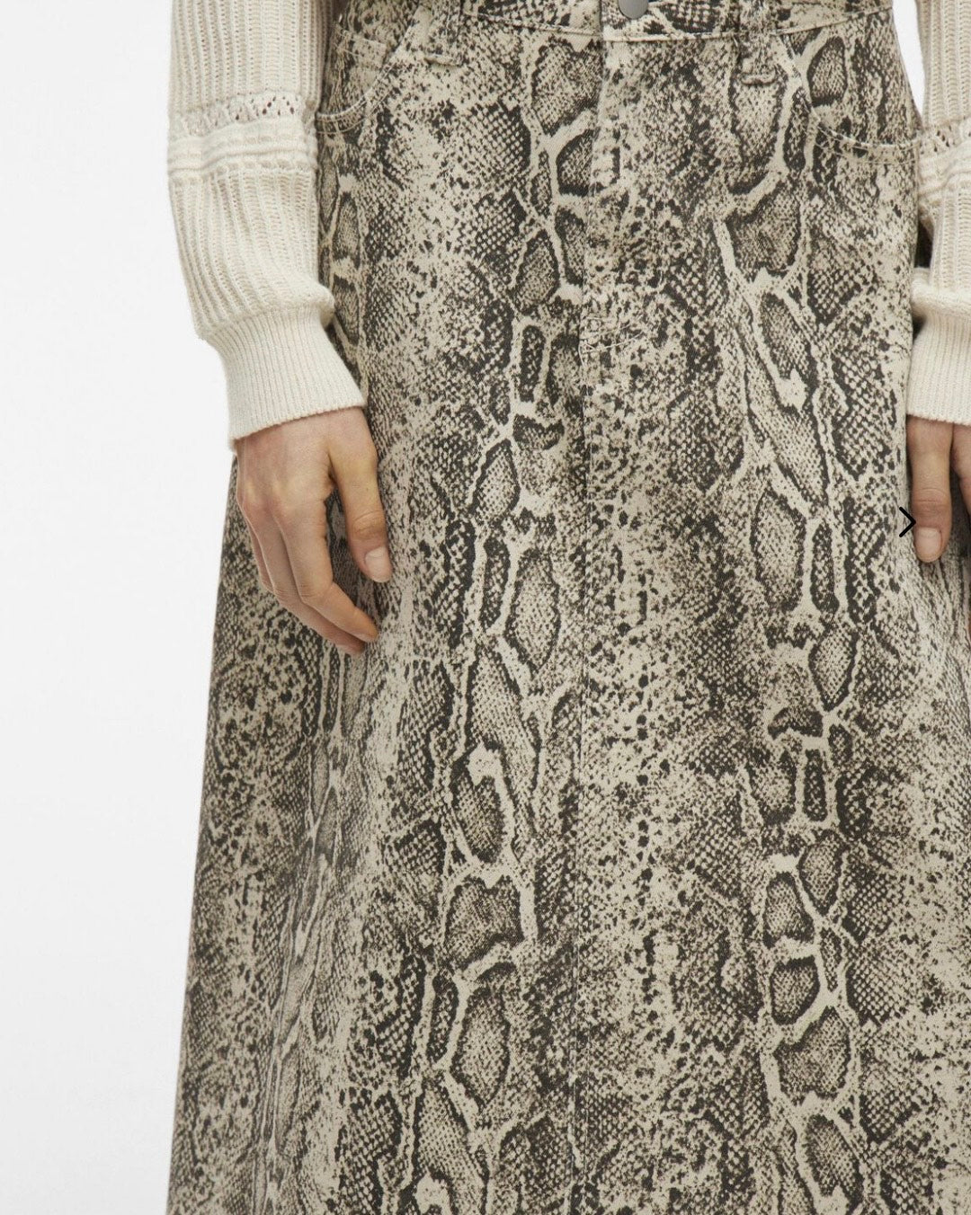 VILA - Vichia HW midi skirt - snake
