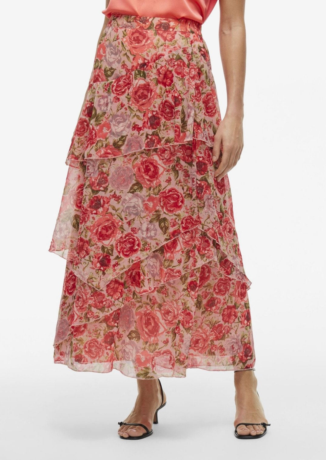 VILA - Vipalma HW maxi layer skirt - dubarry flowers