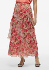 VILA - Vipalma HW maxi layer skirt - dubarry flowers