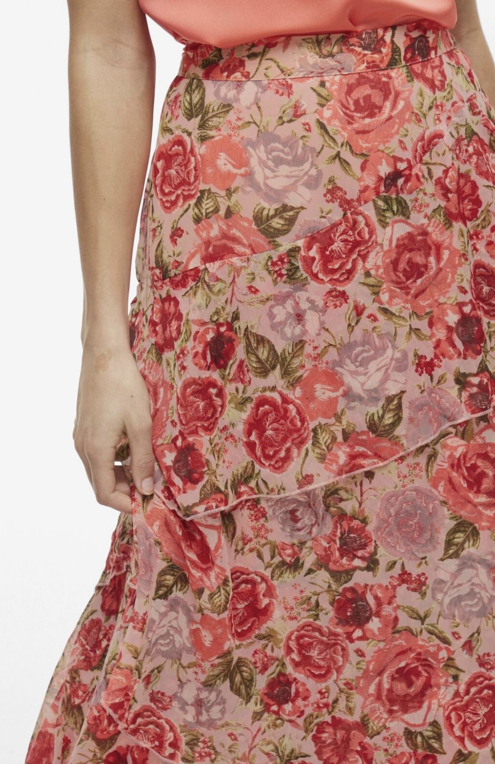 VILA - Vipalma HW maxi layer skirt - dubarry flowers