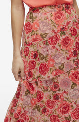 VILA - Vipalma HW maxi layer skirt - dubarry flowers