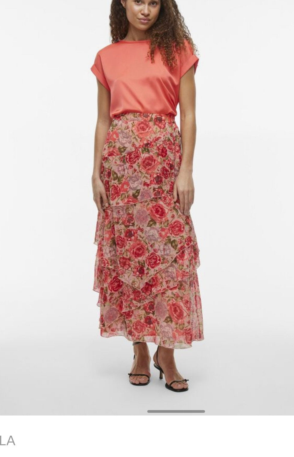 VILA - Vipalma HW maxi layer skirt - dubarry flowers