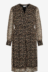 VILA - Vifalia V-neck L/S dress - black Hazel