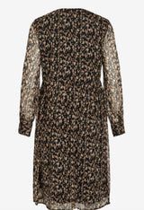 VILA - Vifalia V-neck L/S dress - black Hazel