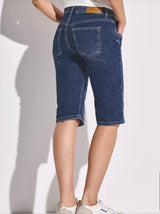 Street One - Mellemlange Denimshorts - blue