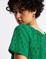 Street One - Carmen blouse broderie Anglaise