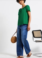Street One - Carmen blouse broderie Anglaise