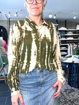 genanvendt silke bluse