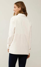 Hvid Street One overshirt til damer