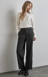 Street One - Wide leg Needle Stripe HW