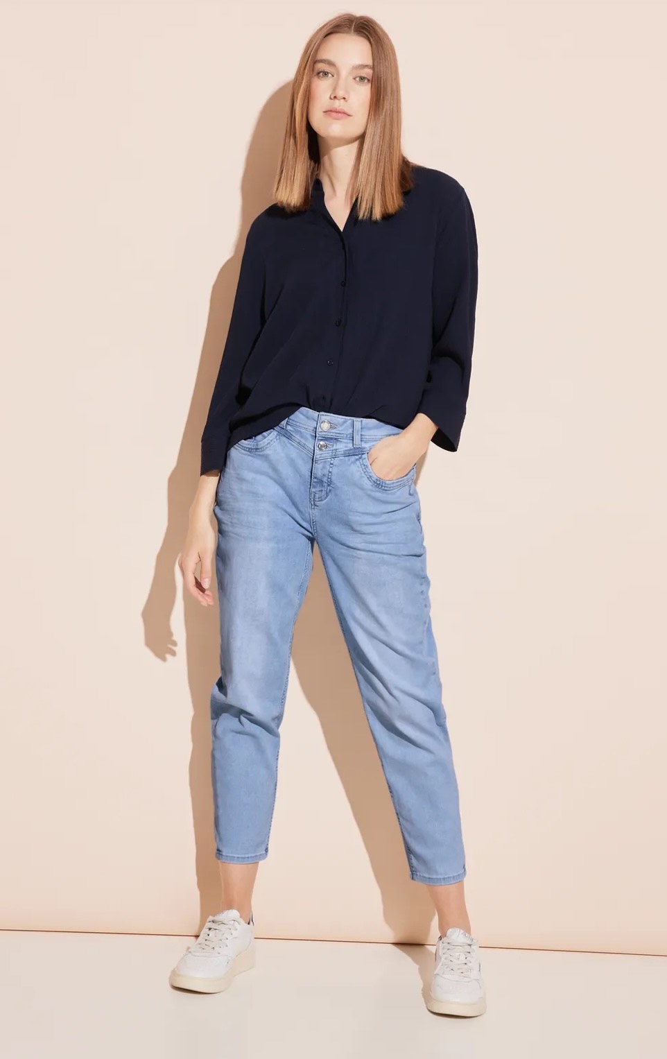StreetOne - jeans style MOM loose, HW