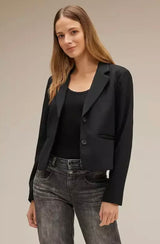 Street One Party Short Blazer 212028 – Elegant kort blazer til dame i moderne pasform

