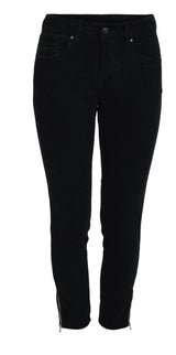 Jonny Q Jeans - TERRY Rock Velvet, Black
