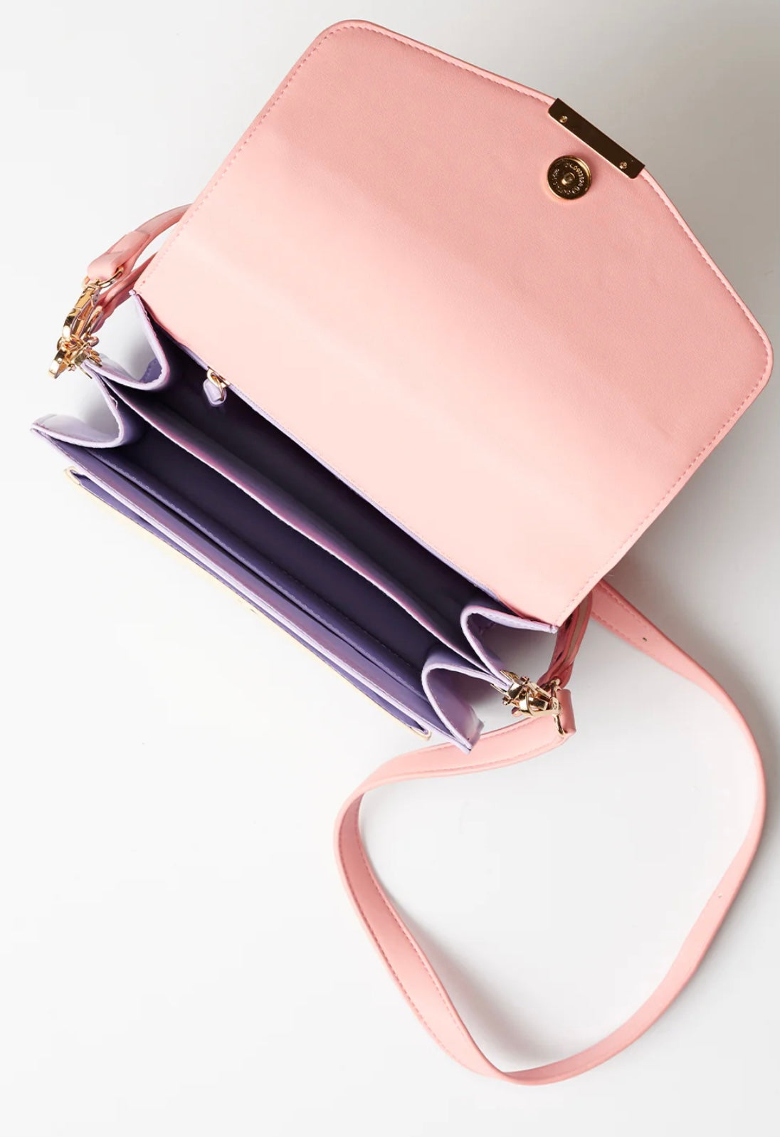 Noella - Blanca Multi Compartment Bag Coral/Purple/Nude