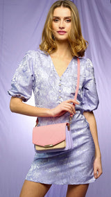 Noella - Blanca Multi Compartment Bag Coral/Purple/Nude