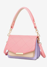 Noella - Blanca Multi Compartment Bag Coral/Purple/Nude