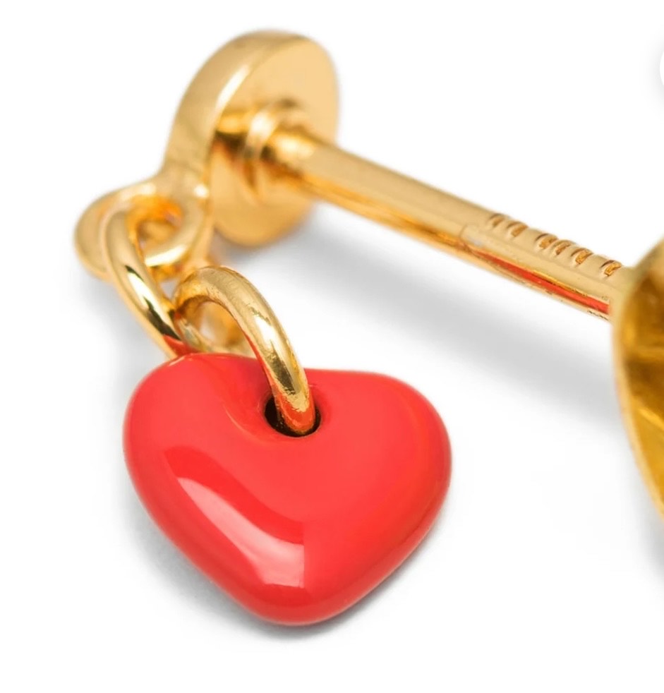 LULU Copenhagen - Love U dangling ørering - 1 stk - flere farver
