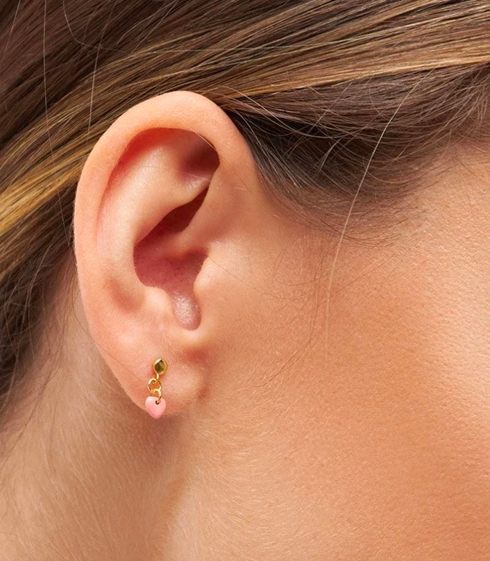 LULU Copenhagen - Love U dangling ørering - 1 stk - flere farver