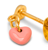 LULU Copenhagen - Love U dangling ørering - 1 stk - flere farver