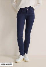 Street One - jeans style YORK -Slim fit thermo, HW