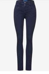 Street One - jeans style YORK -Slim fit thermo, HW