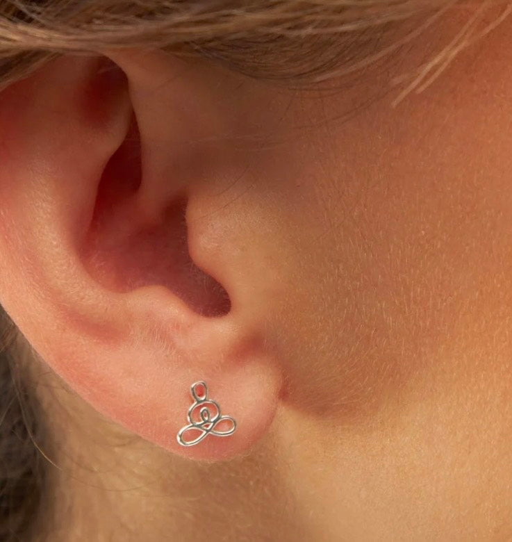LULU Copenhagen - Zen ørering - 1 stk - forgyldt & Sølv