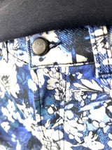 Jeans med lynlås ved benet – Jacky Denim Flower P1161 fra Jonny Q