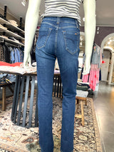 Slankende damejeans i mørk forvasket denim – Jonny Q X-Fit Catherine P682AC