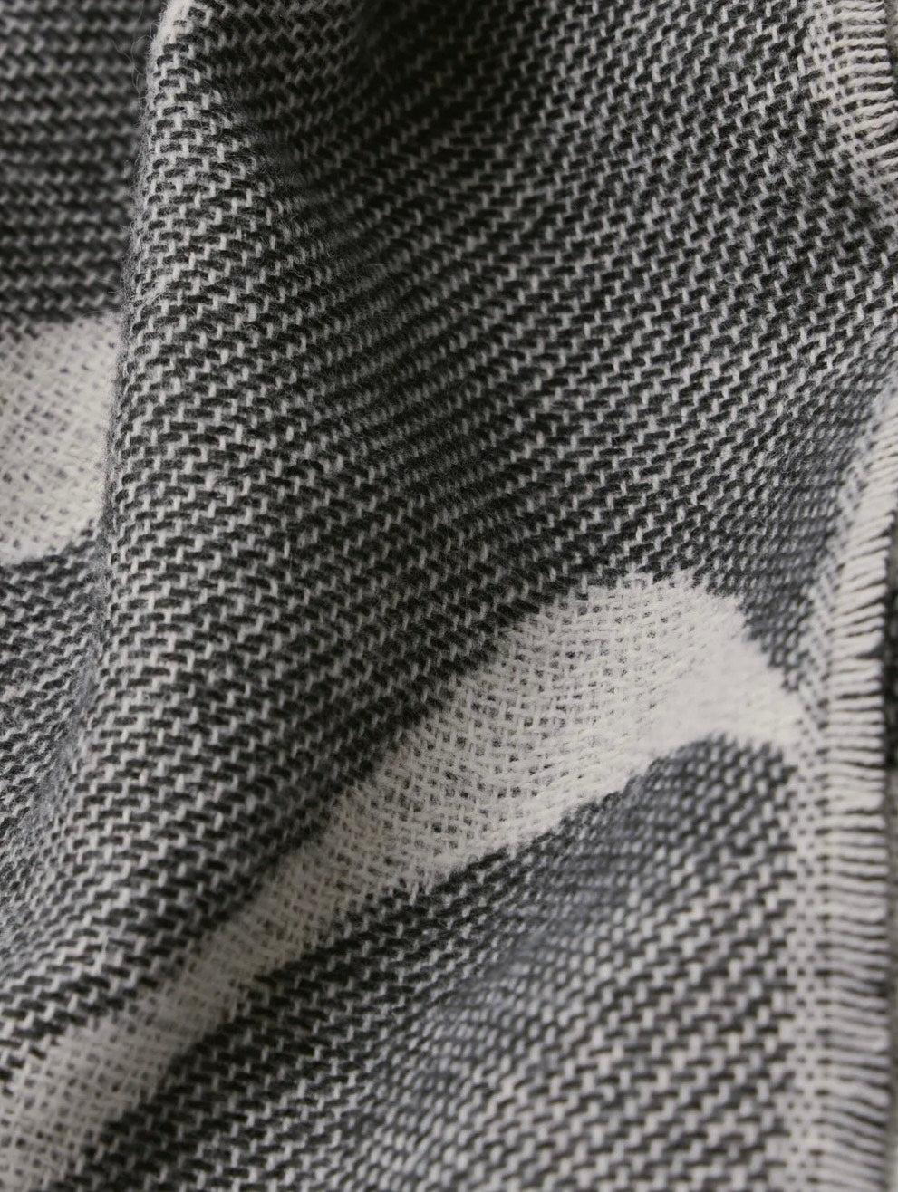 Street One - Langt Jacquard Tørklæde - Breezy Beige