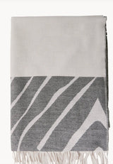 Street One - Langt Jacquard Tørklæde - Breezy Beige