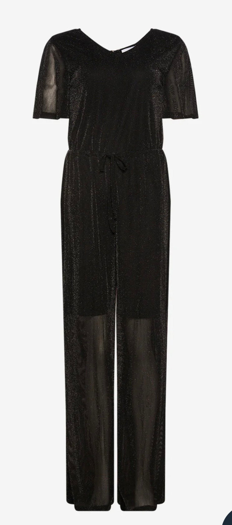 Noella - Virginia Onepiece - Sort glimmer