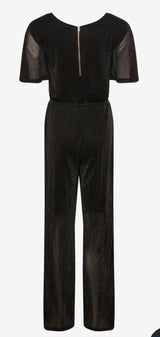 Noella - Virginia Onepiece - Sort glimmer