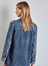 Street One denim tencel blouse 345325 – medium blue denimskjorte i let lyocell