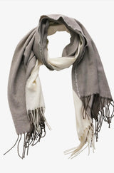 Street One - Blødt jacquard tørklæde - beige