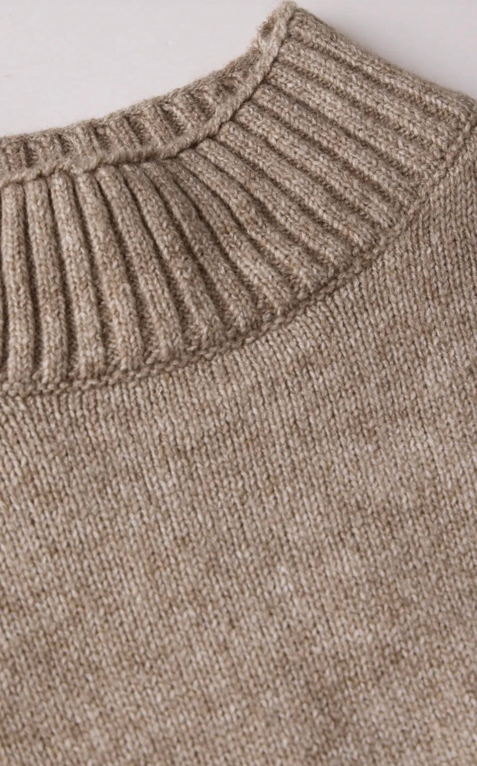 Street One - Strikket Sweater m/høj hals - Flere Farver