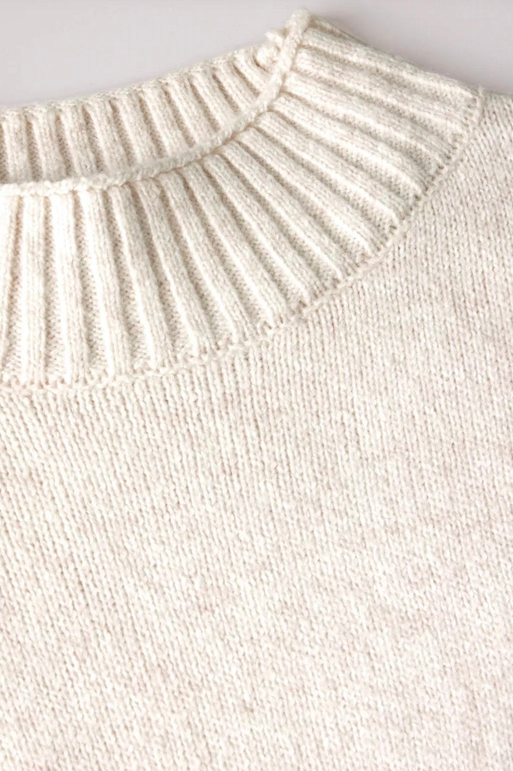 Street One - Strikket Sweater m/høj hals - Flere Farver