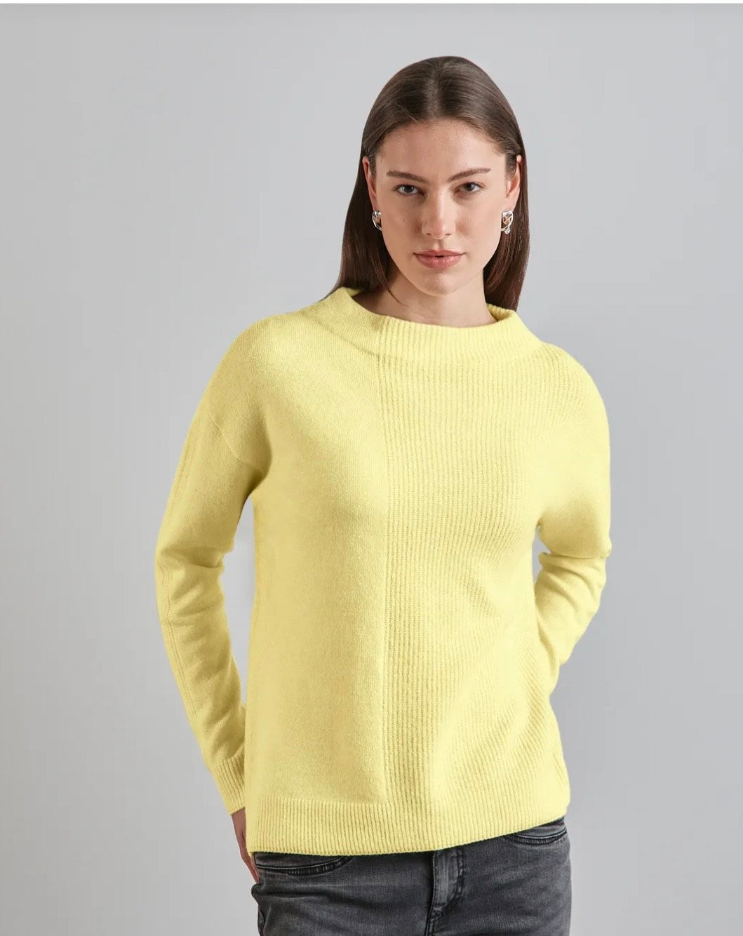 Street One - Sweater m/ rib - flere Farver