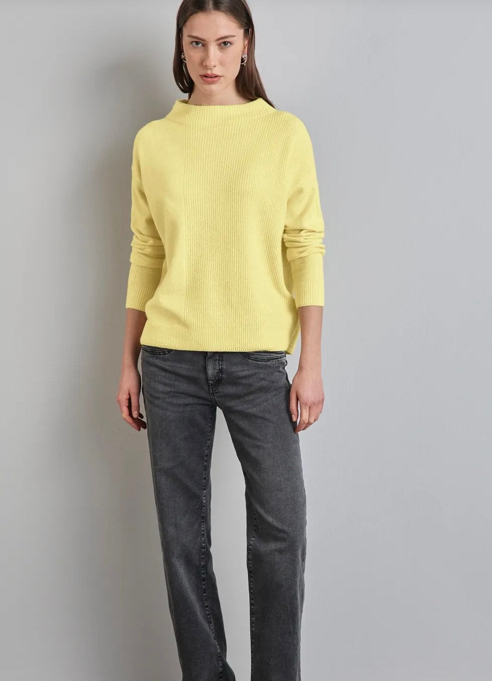 Street One - Sweater m/ rib - flere Farver