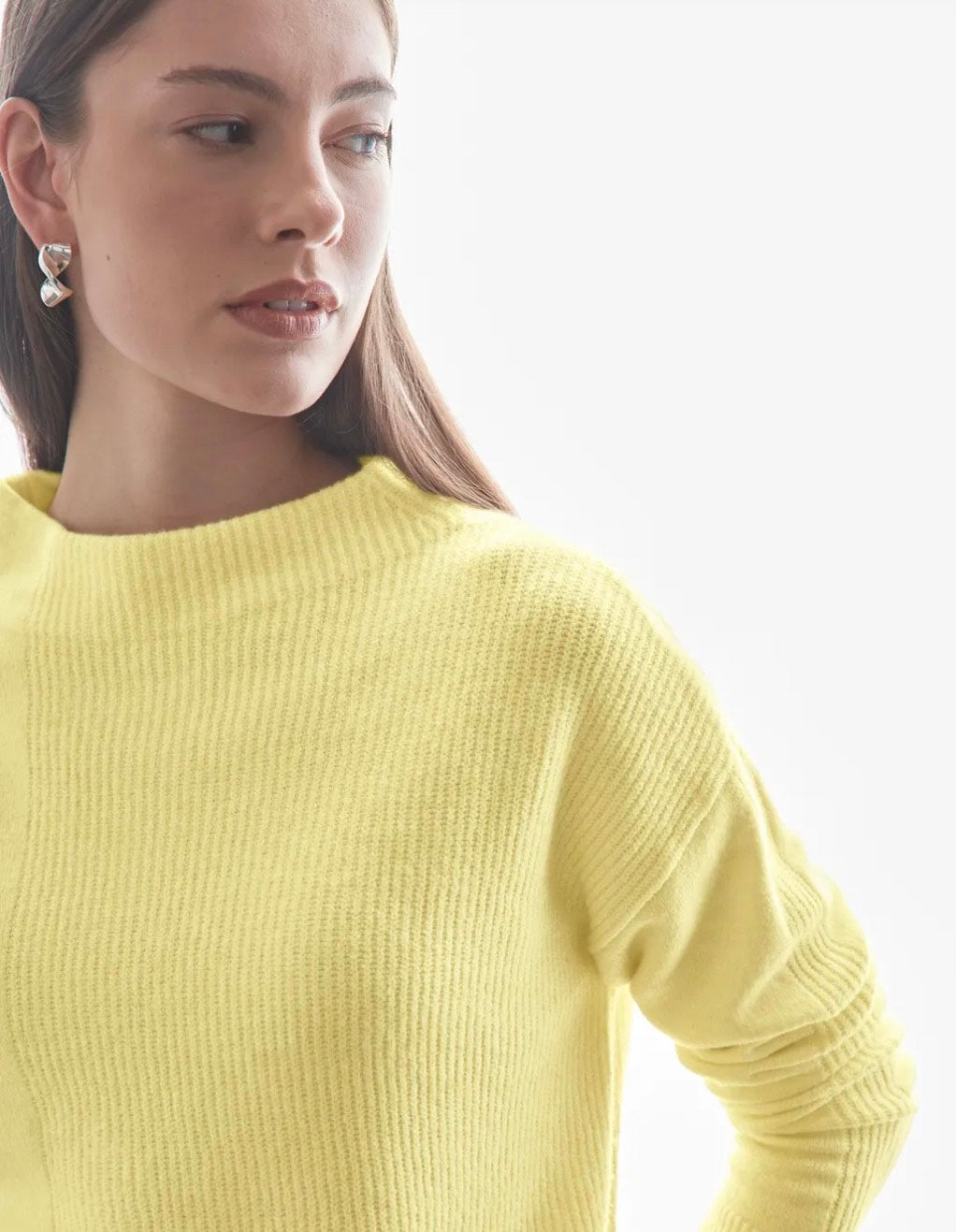 Street One - Sweater m/ rib - flere Farver
