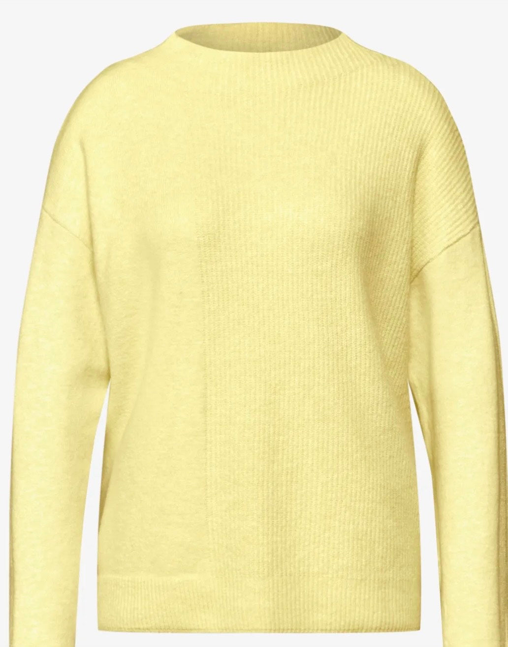 Street One - Sweater m/ rib - flere Farver