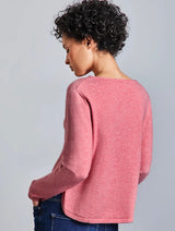 Street One - Tynd Sweater med slids - Sugar Coral