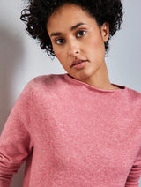 Street One - Tynd Sweater med slids - Sugar Coral