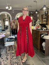 Vintage sari-silke med smuk patina – Cofur Casual Dress Long S310