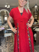 Vintage sari-silke med smuk patina – Cofur Casual Dress Long S310