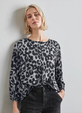Street One - Skjortebluse - Leo print