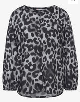 Street One - Skjortebluse - Leo print