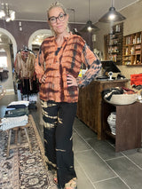 Sophie Pant i vintage sari-silke – Cofur S67 sort/gylden
